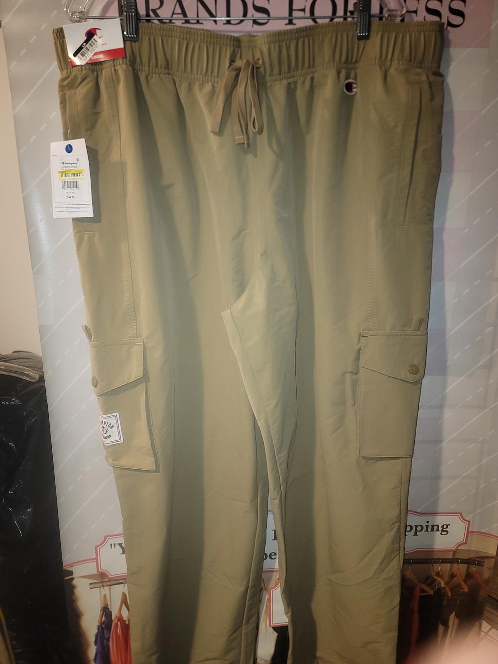 Champion Men’s Cargo Pants - Olive/Tan